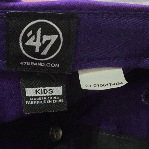 TCU Sequince Outlined Horned Frogs Purple Baseball Cap Size:Kids - Picture 5 of 6